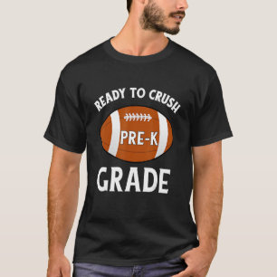 T-shirt Prêt À Écraser Le Playe De Football Américain De P