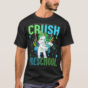 T-shirt Prêt À Écraser Le Préscolaire Retour À L'École Uni