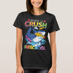 T-shirt Prêt À Écraser Le Requin De L'École Primaire De Re