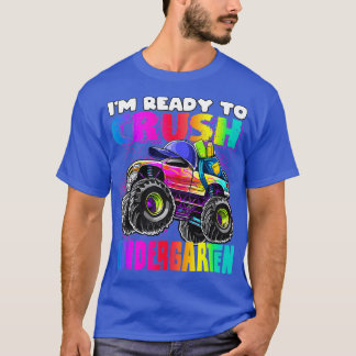 T-shirt Prêt à écraser Monster Truck Kindergarten Retour à