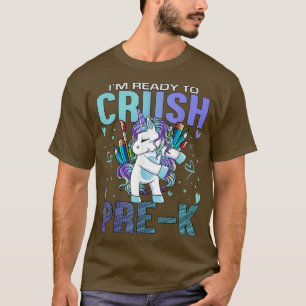 T-shirt Prêt à écraser Pré K Retour à l'école Pré K Unicor