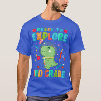T-shirt Prêt À Explorer Un Dinosaure D'Espace De 3E Classe