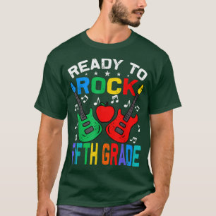 T-shirt Prêt À Remettre La Cinquième Année À La Guitare De
