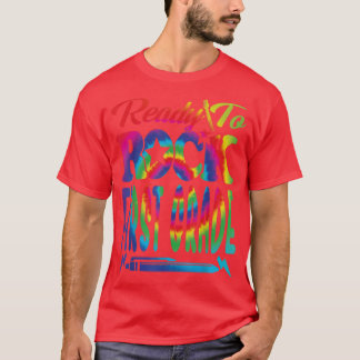 T-shirt Prêt À Remonter Le Premier Niveau À L'École Tie Dy