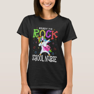T-shirt Prêt À Renvoyer L'Infirmière De L'École Dabbing Un