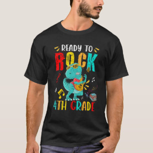 T-shirt Prêt À Rocher 4e Classe Rex Jouer Guitare