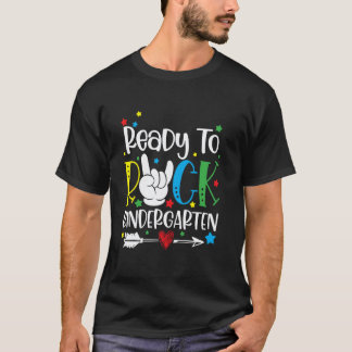 T-shirt Prêt à Rock Maternelle Rentrée Étudiant 