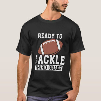 T-shirt Prêt À S'Attaquer 3Ème Année De Retour À L'École T