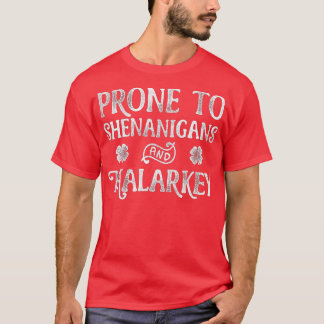 T-shirt Prêt Aux Shenanigans Et Au Jour de la Saint Patric