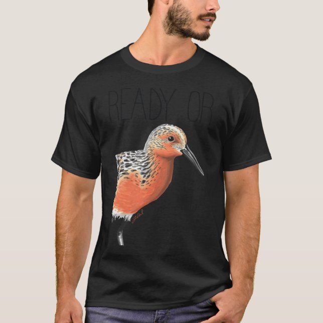 T-shirt Prêt ou noeud (noeud rouge) (Devant)
