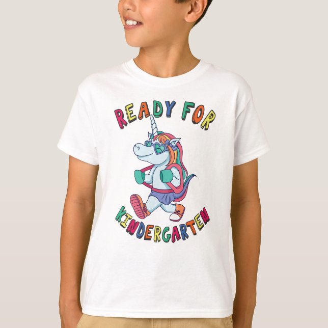 T-shirt Prêt pour la maternelle (Devant)