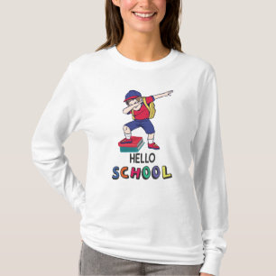 T-shirt Prêt pour l'école en ligne