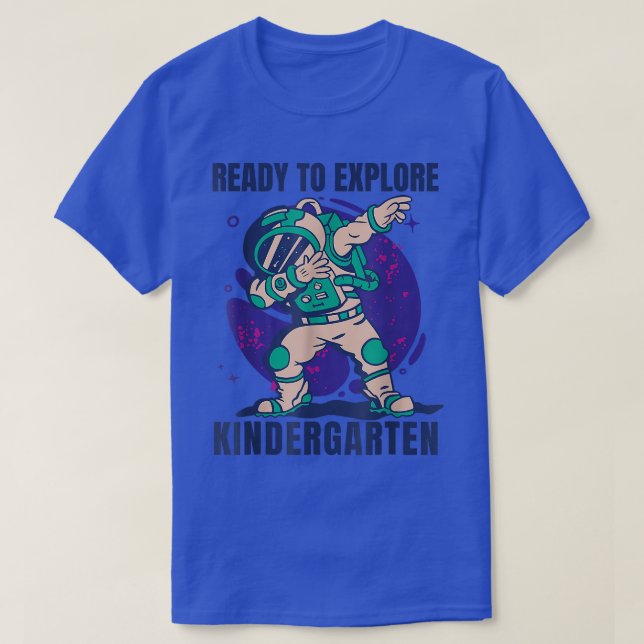 T-shirt Prêt pour l'entraînement de l'astronaute de la mat (Design devant)