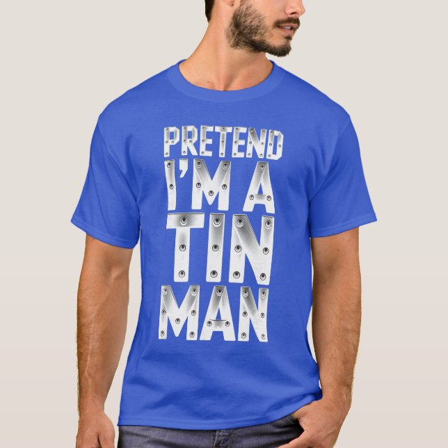 T-shirt Pretend Im Ain Man Adult Men Women Costume girl (Devant)