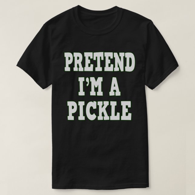 T-shirt Prétendez que je suis un costume d'Halloween facil (Design devant)