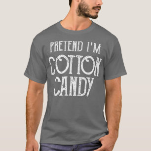 T-shirt Prétendre Im Coton BonbonFunny Lazy Halloween Cost
