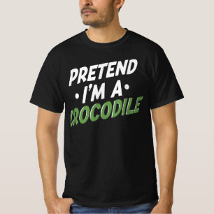 T-shirt Prétendre Que Je Suis Un Amoureux De Crocodile Rep