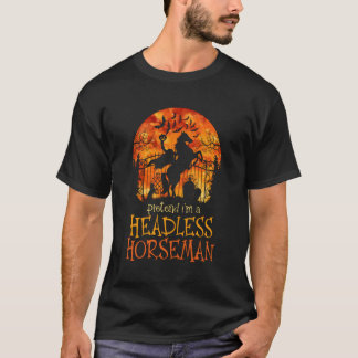 T-shirt Prétendre Que Je Suis Un Cheval Sans Chef Citrouil
