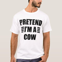Prétendre Que Je Suis Un Costume De Vache Hallowee