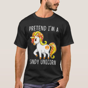 T-shirt Prétendre que je suis un costume d'Halloween Corn