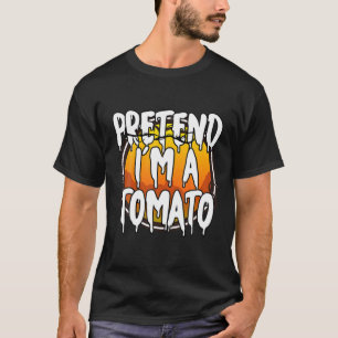 T-shirt Prétendre que je suis un costume d'Halloween drôle