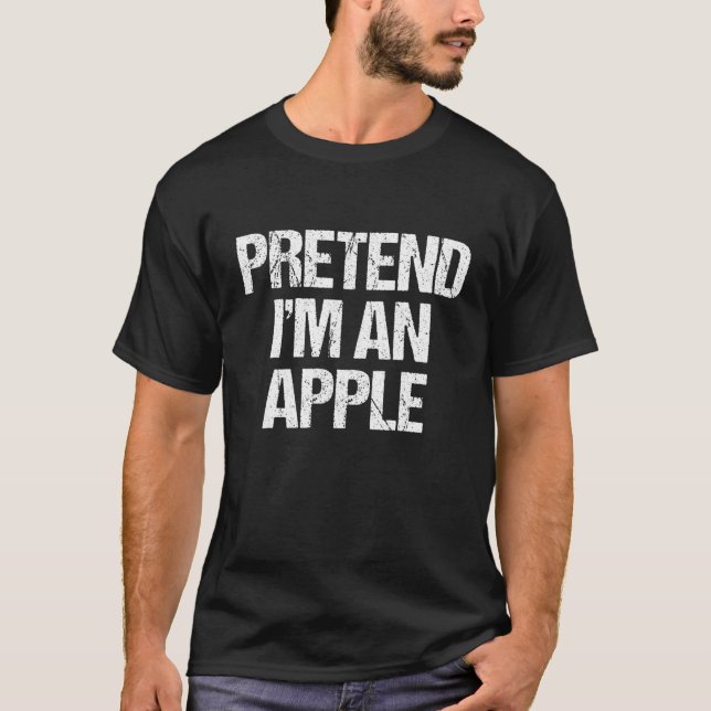 T-shirt Prétendre que je suis un costume d'Halloween drôle (Devant)
