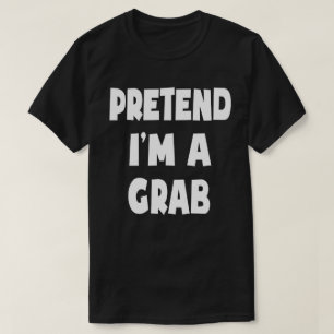 T-shirt Prétendre que je suis un costume d'Halloween faci