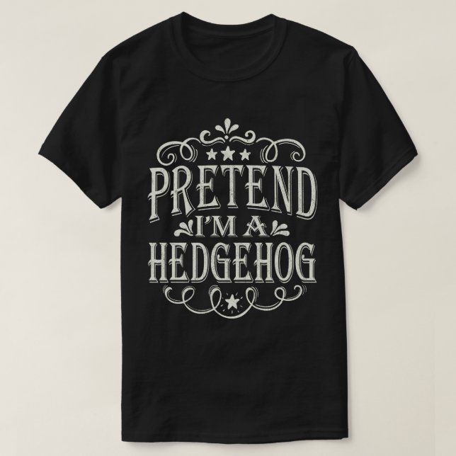 T-shirt Prétendre que je suis un costume d'Halloween facil (Design devant)