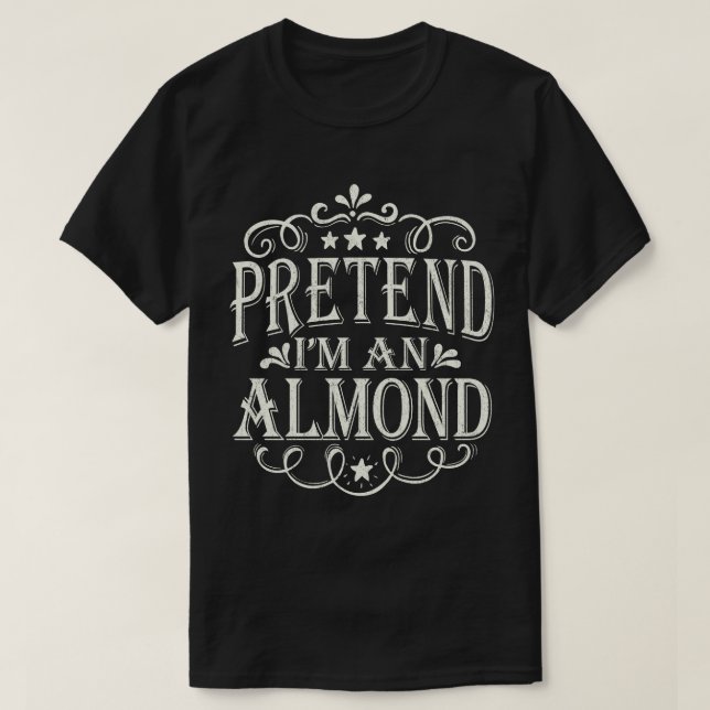 T-shirt Prétendre que je suis un costume d'Halloween facil (Design devant)
