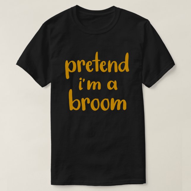 T-shirt Prétendre que je suis un costume d'Halloween facil (Design devant)