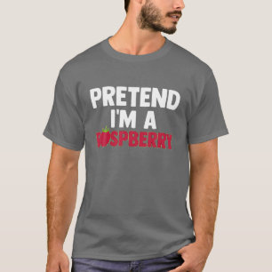 T-shirt Prétendre que je suis un costume d'Halloween framb