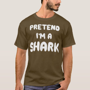 T-shirt Prétendre que je suis un couple de requins qui cor