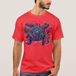 T-shirt Prétendre Que Je Suis Une Tortue Facile Halloween 