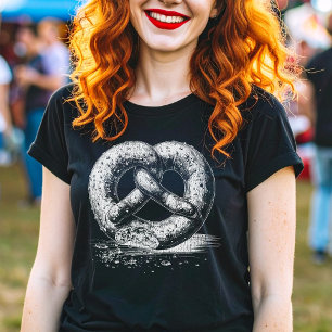 T-shirt Pretzel blanc