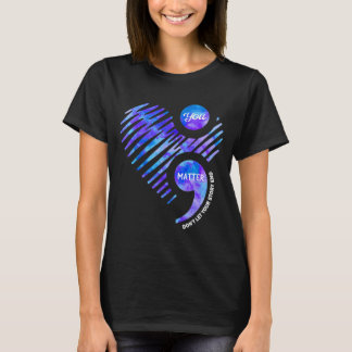 T-shirt Prevention awareness don't let story end heart