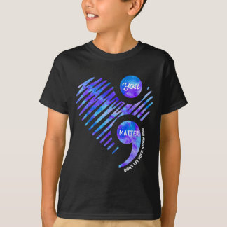 T-shirt Prevention awareness don't let story end heart