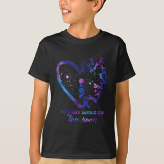 T-shirt Prévention de la fin trop précoce de l'histoire de
