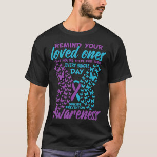 T-shirt Prévention du suicide et sensibilisation Suicide R