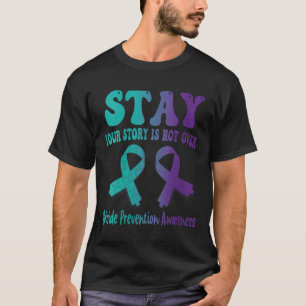 T-shirt Prévention du suicide pour femmes Votre histoire n