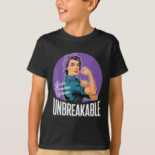T-shirt Prévention du suicide Sensibilisation Guerrier de