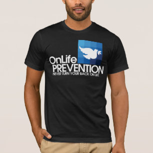 T-shirt Prévention Ver d'OnLife. Noir 2