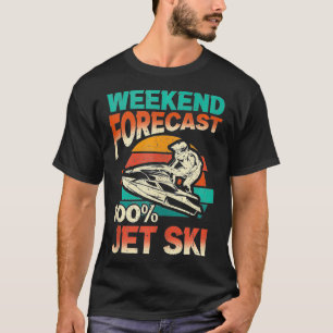 T-shirt Prévision du week-end 100 jet ski skimboard eau sc