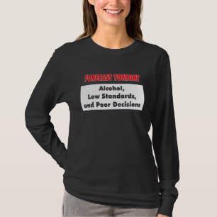 T-shirt Prévisions de ce soir Roman graphique Nouveauté Sa