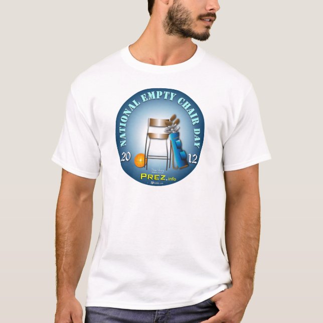 T-shirt PREZ.info - Président vide 2 (Devant)