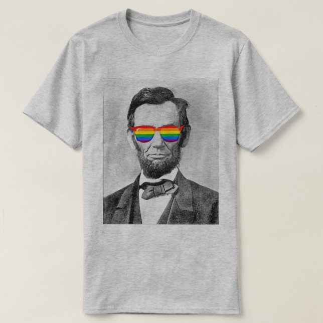 T-shirt Pride Abraham Lincoln (Design devant)