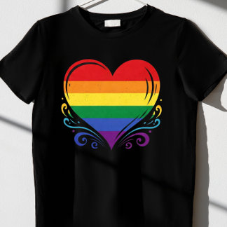 T-shirt Pride arc-en-ciel LGBTQ Hommes