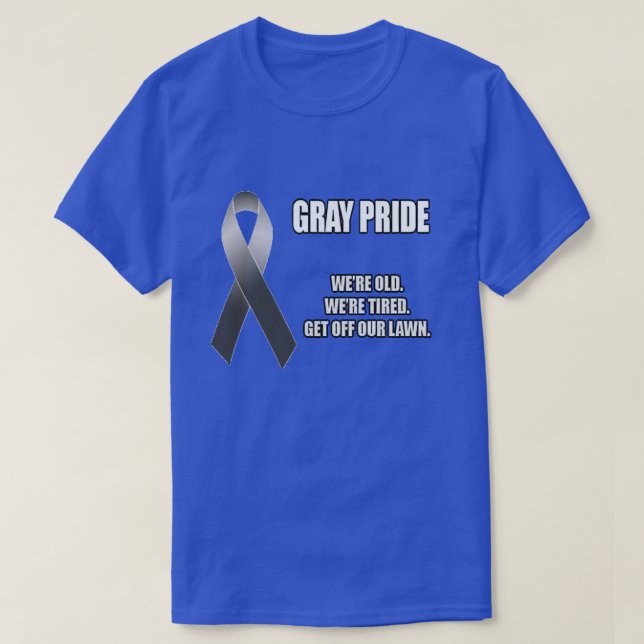 T-shirt Pride gris (Design devant)