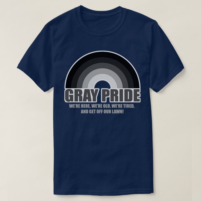 T-shirt Pride gris (Design devant)