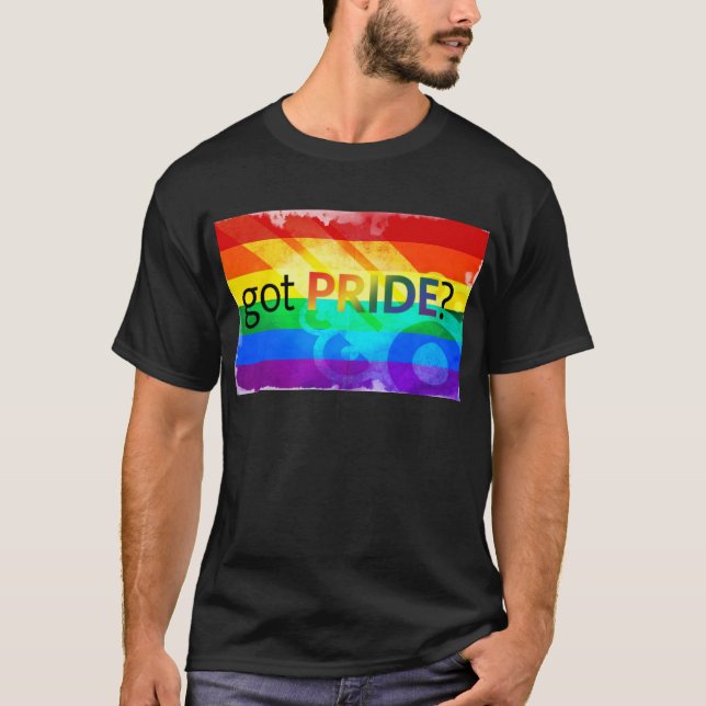 T-shirt Pride LGBT Flag (Devant)