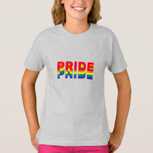 T-shirt Pride lgbt lgbtq queer gay rainbow couleurs gris